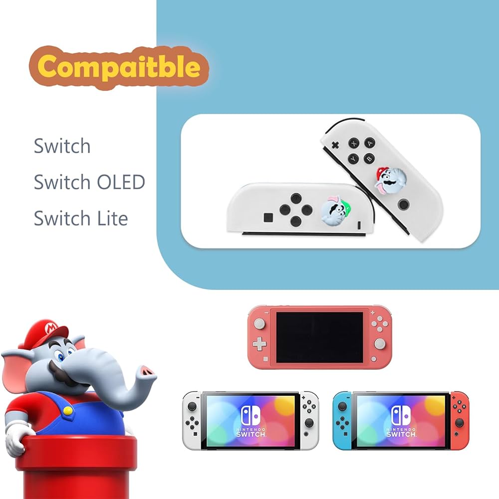 Amazon.co.jp: MES MERRY サムグリップ ニンテンドースイッチ